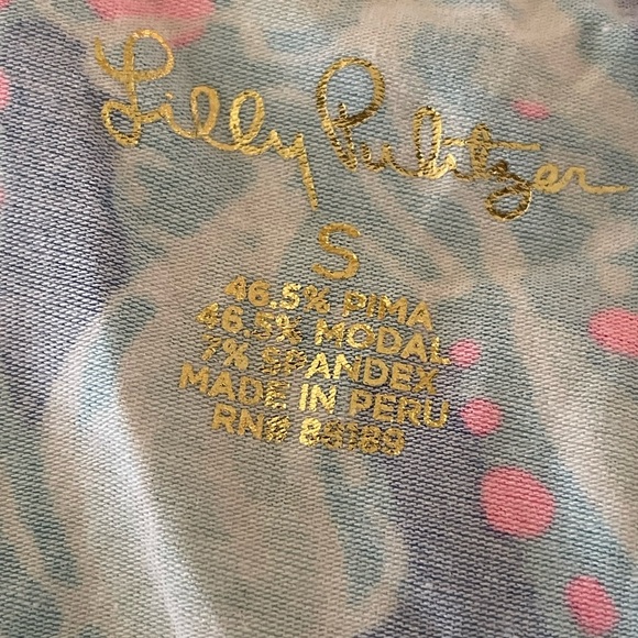 NWT- Lilly Pulitzer Women’s Small Margot Top Blue Haven Pop Up Into The Deep - Picture 3 of 8